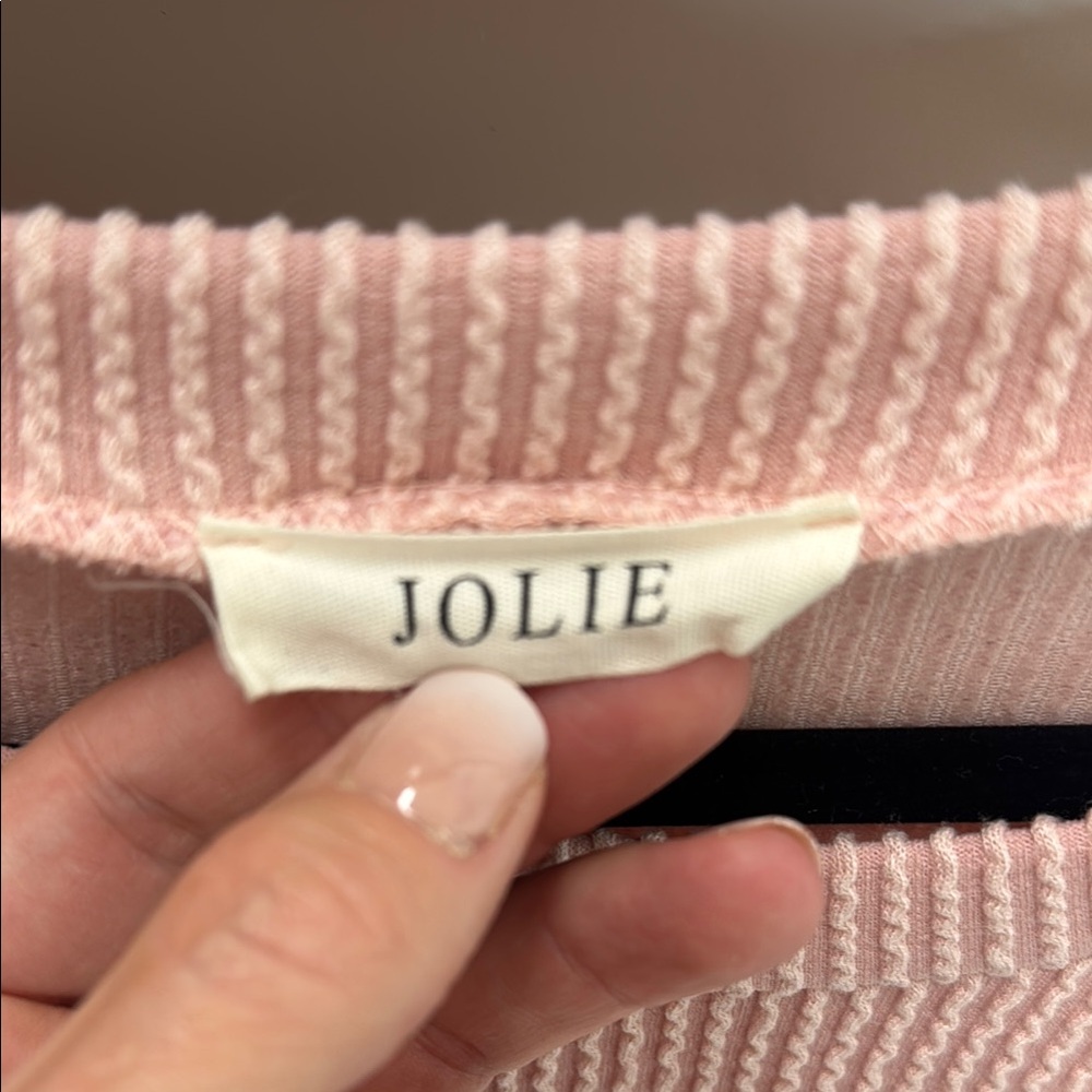 Pink Knit Sweater Top - Picture 2 of 3